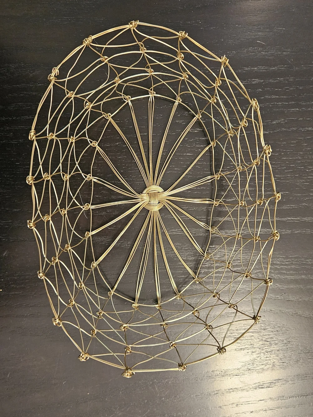 Gold Wire Decorative Bowl - Home Accents